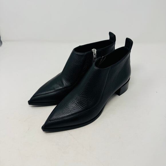 Everlane The Boss Bootie Black Leather Women’s Size 7.5 - Picture 1 of 14
